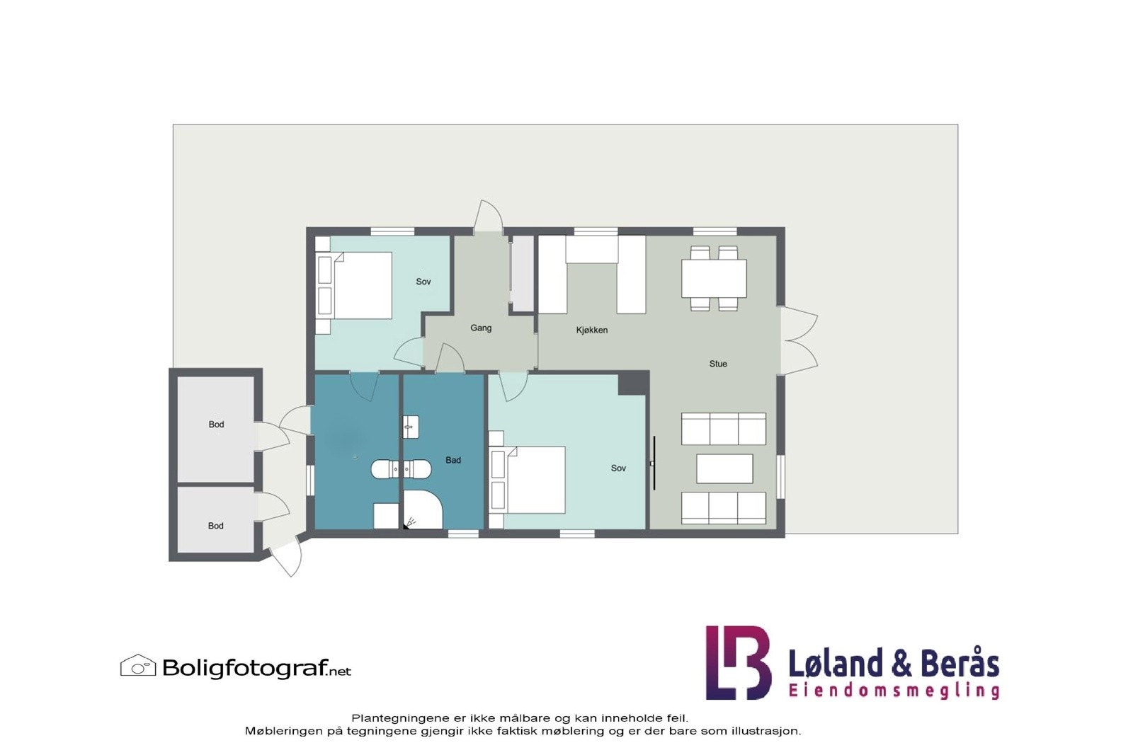 Plantegning Galleribilde