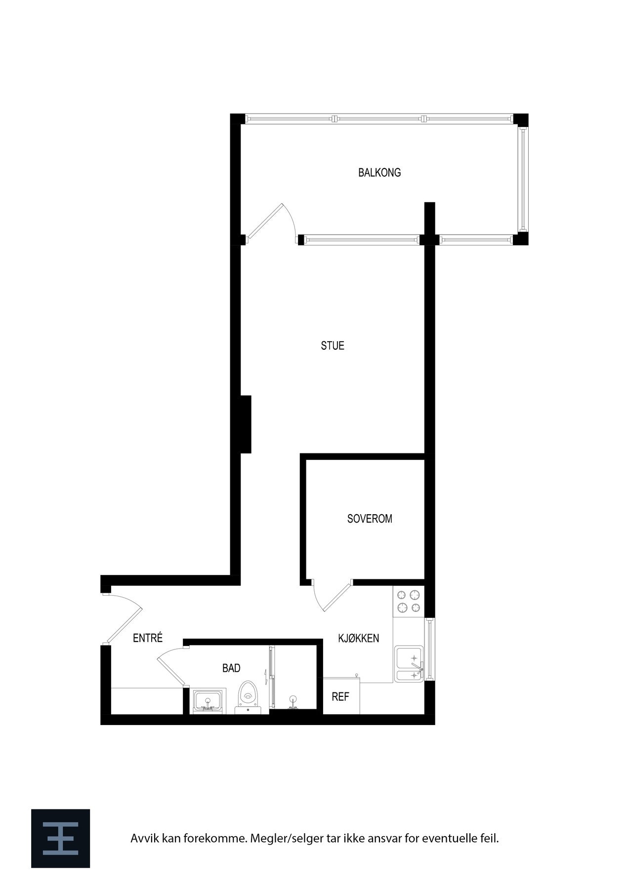 Plantegning - 3. etasje. Galleribilde