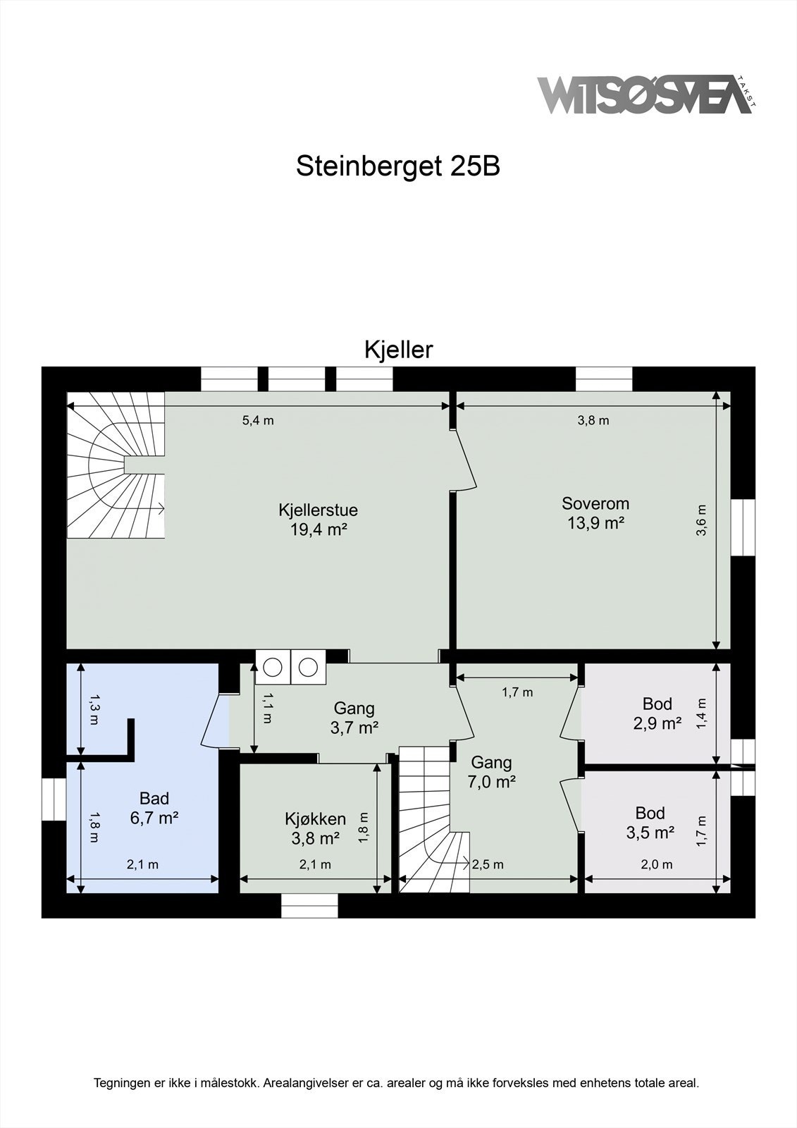 Plantegning Kjeller Galleribilde