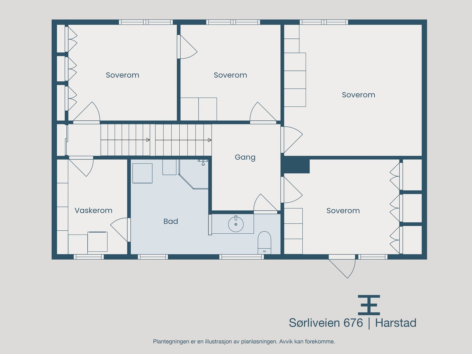 Plantegning 2. etasje Galleribilde
