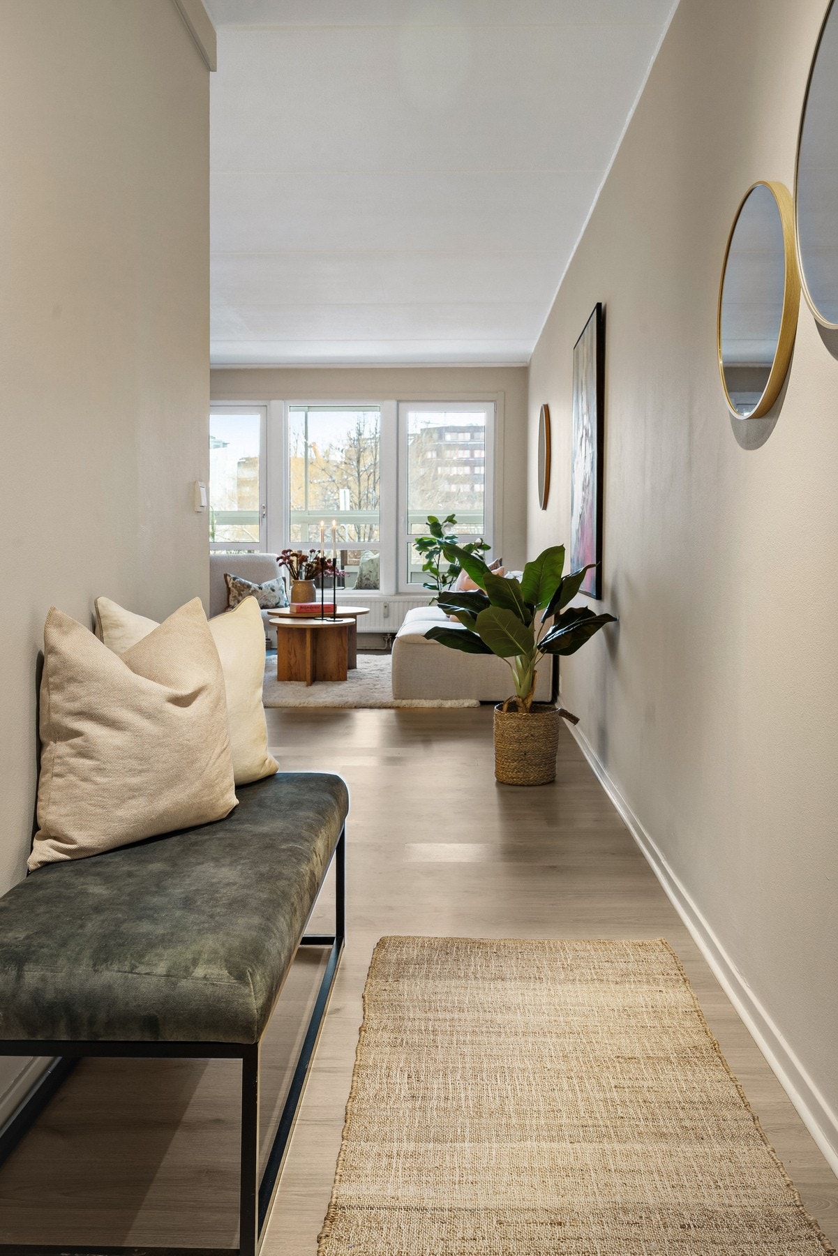 Gjennomgående planløsning for optimal romfølelse. Galleribilde