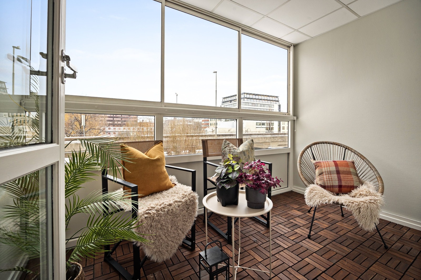 Den funker som en forlengelse av stuen og er lett å innrede. Galleribilde