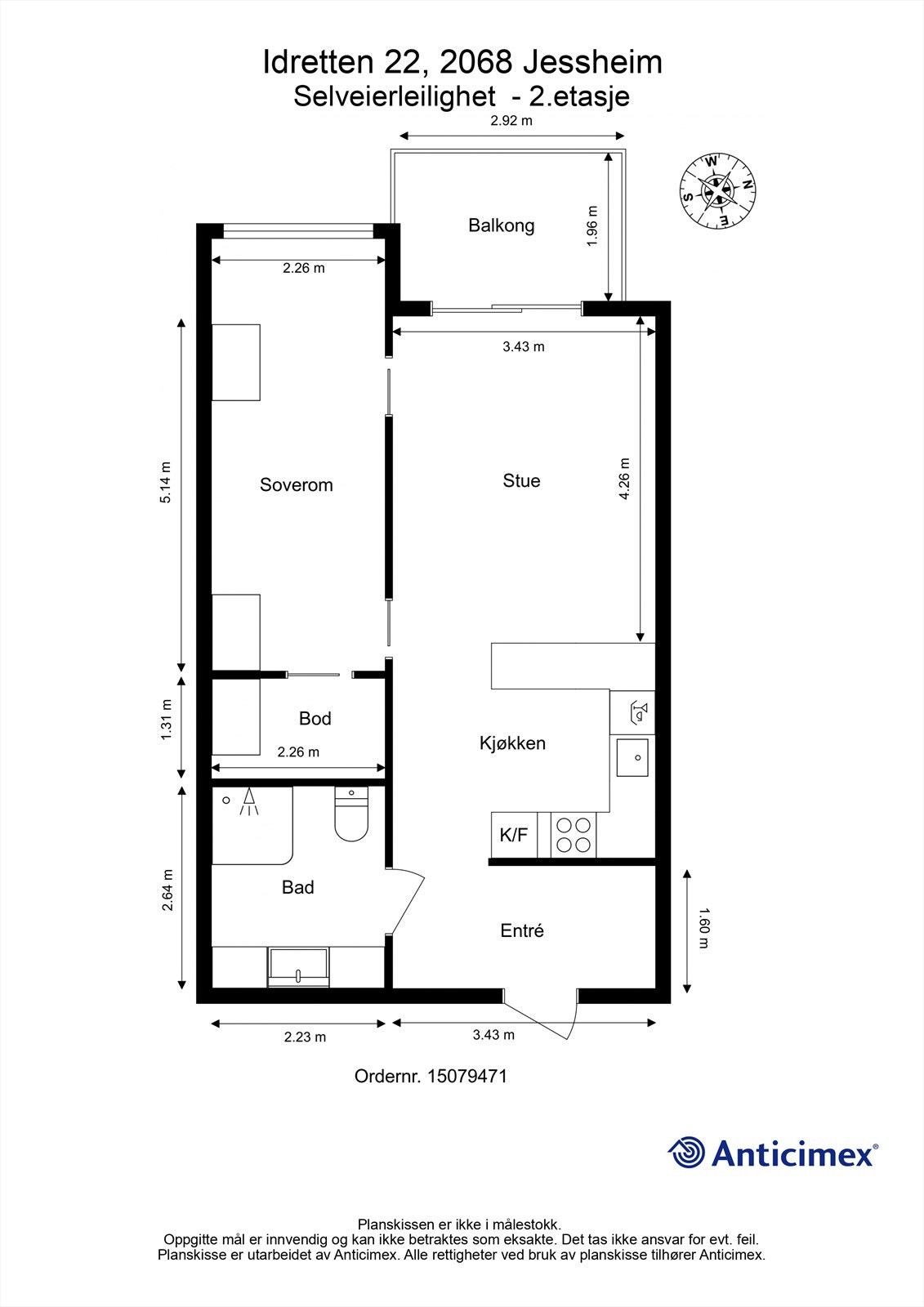 Plantegning Galleribilde