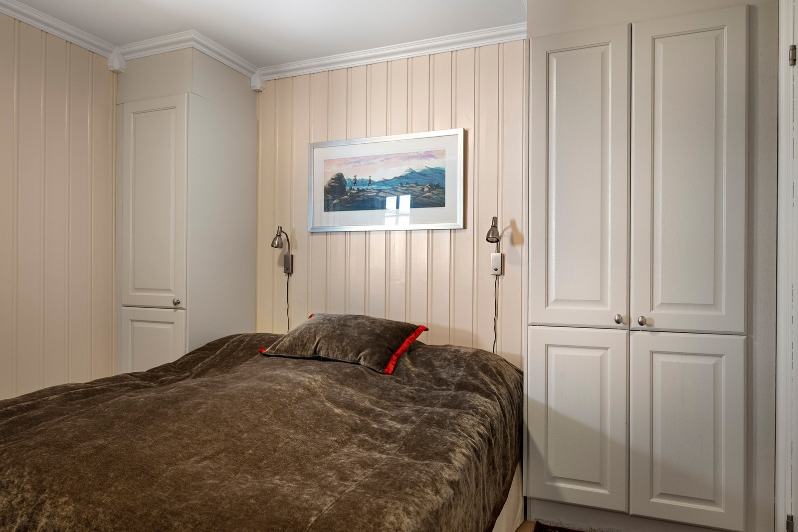 Leiligheten har to gode soverom. Galleribilde