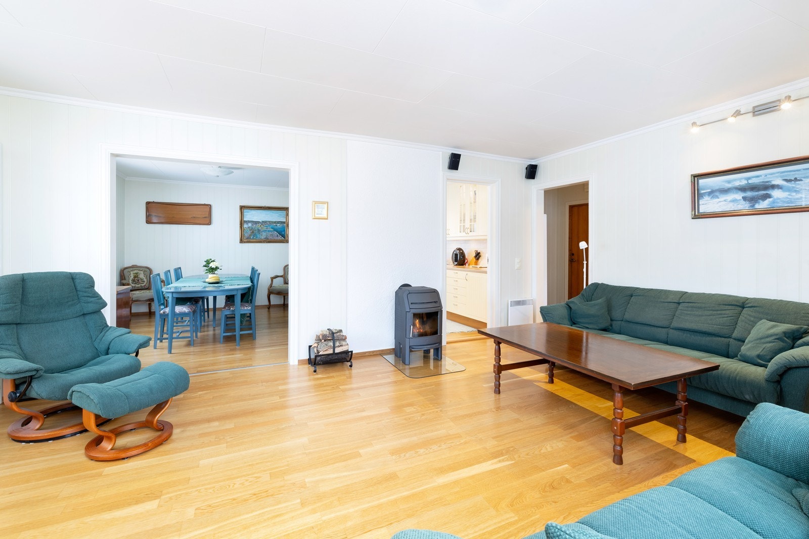 Spisestuen har opprinnelig vært soverom Galleribilde