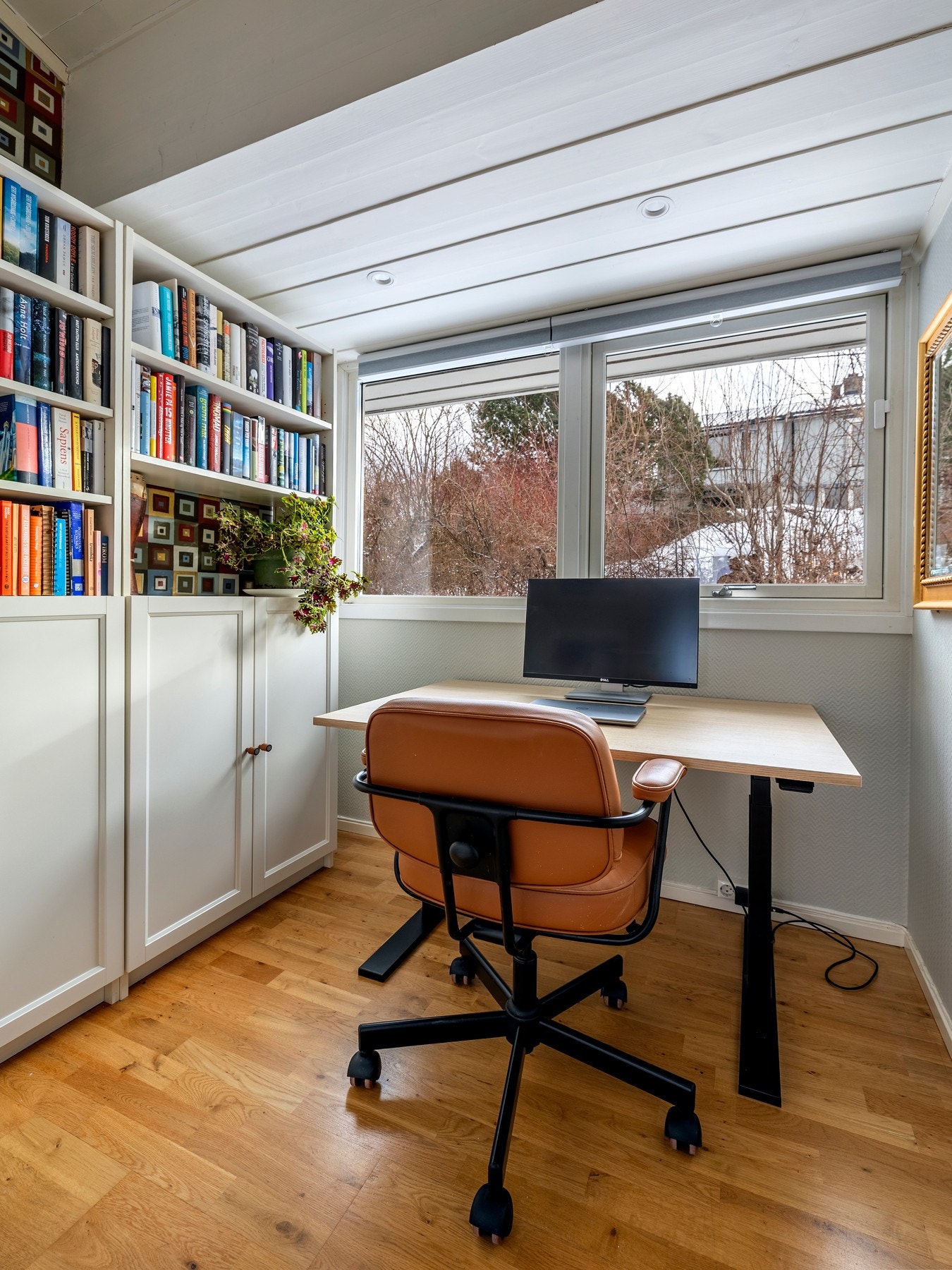 Her finner du også et kontor, perfekt for dager med hjemmekontor. Galleribilde