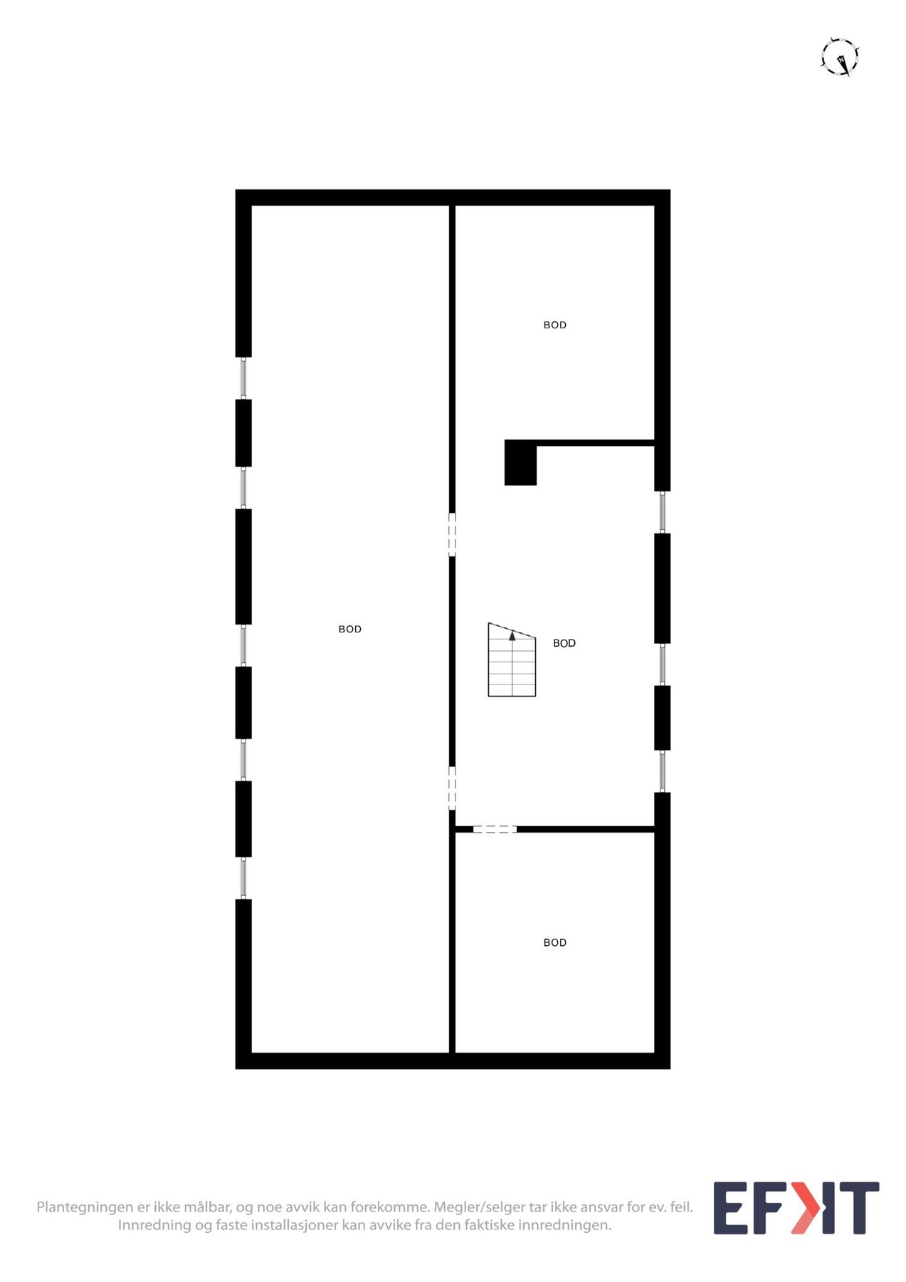 Plantegning våningshus Galleribilde