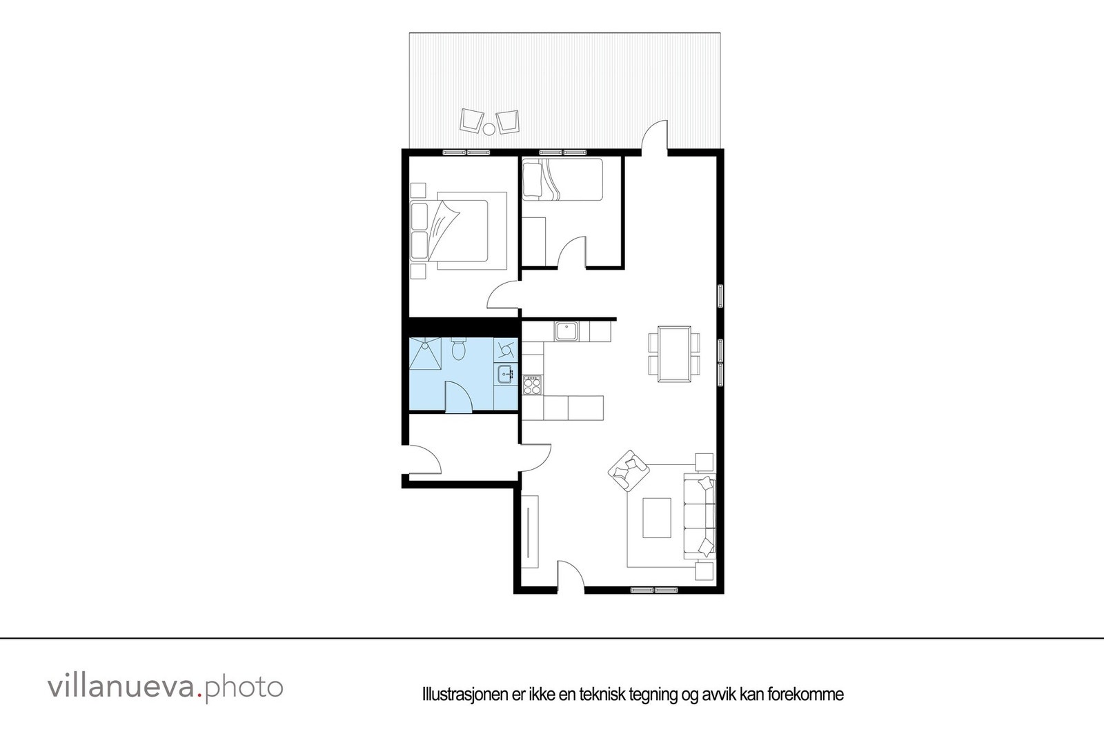 Plantegning - ikke målbar. Galleribilde