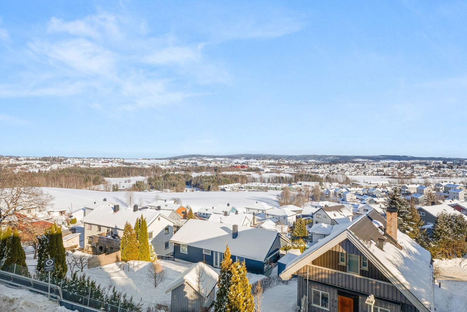 Flott utsyn fra fellesområdene. Galleribilde