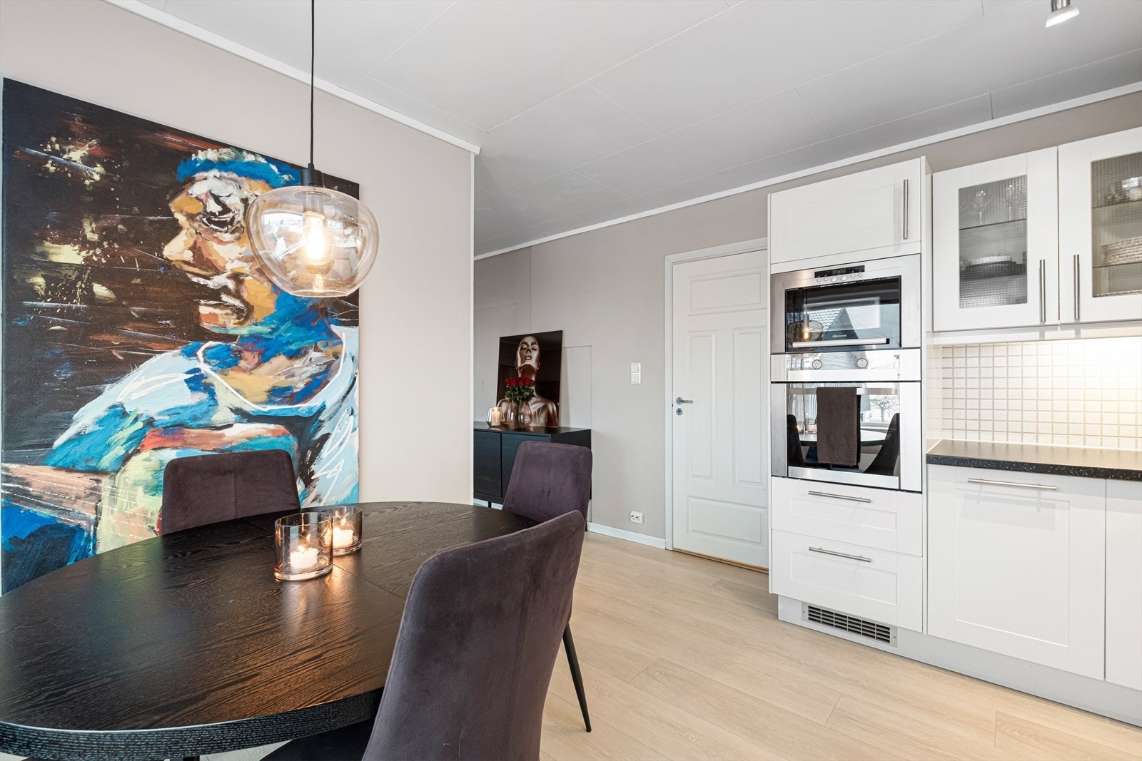 Det er installert fiber i leiligheten. Galleribilde