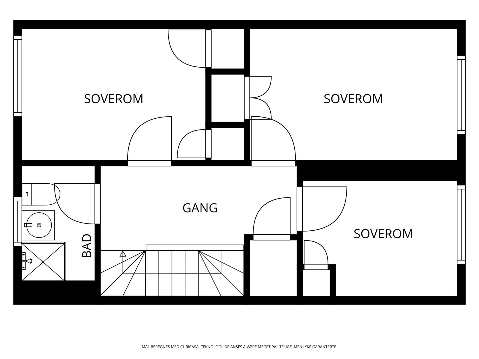Plantegning 2. etasje Galleribilde