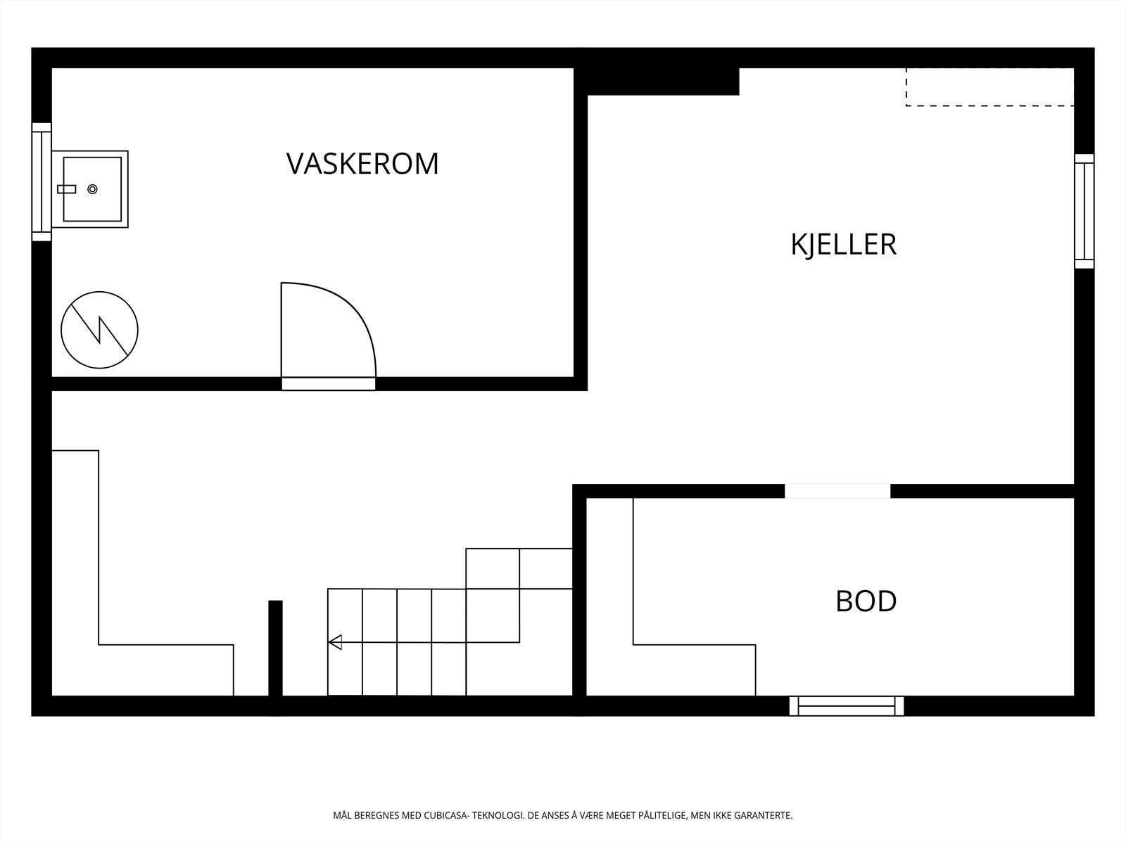 Plantegning kjeller Galleribilde