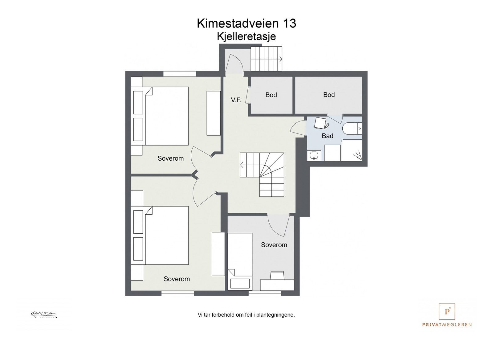 Plantegning kjeller Galleribilde