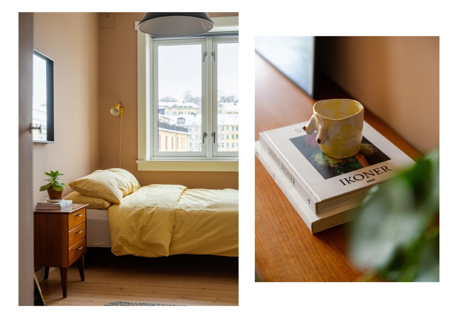 Begge soverommene er av fin størrelse, faktisk jevnstore på hhv. 10 og 11 kvm. Galleribilde