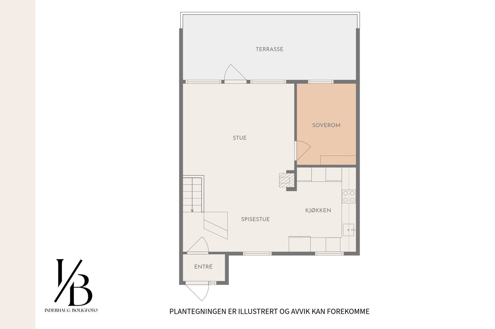 Plantegning første etasje. Galleribilde