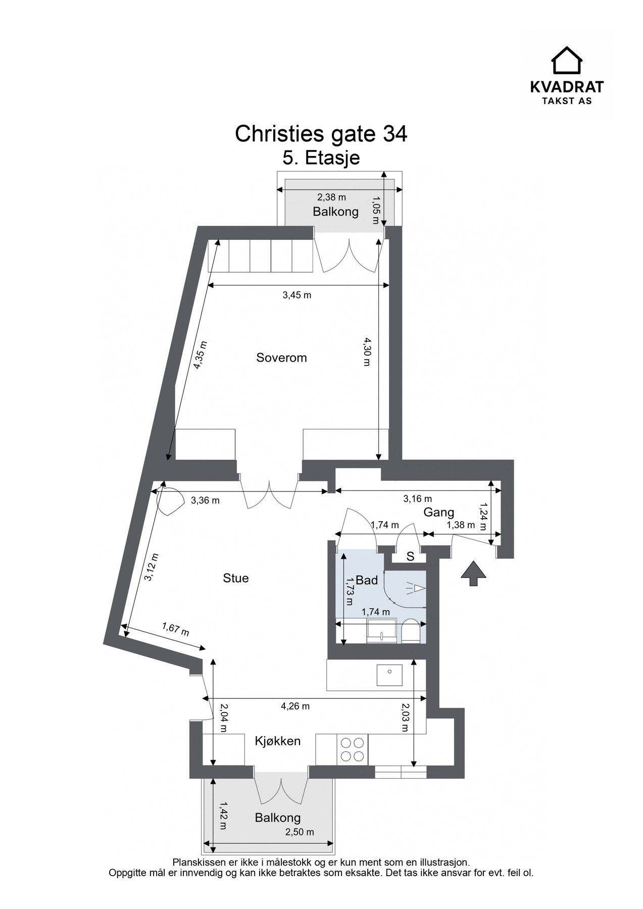 Plantegning Galleribilde