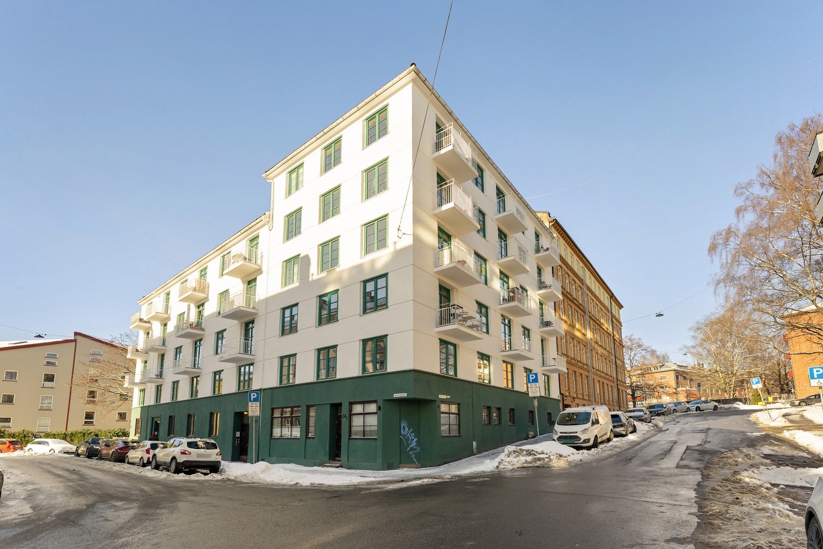 En sentral, men tilbaketrukket beliggenhet Galleribilde