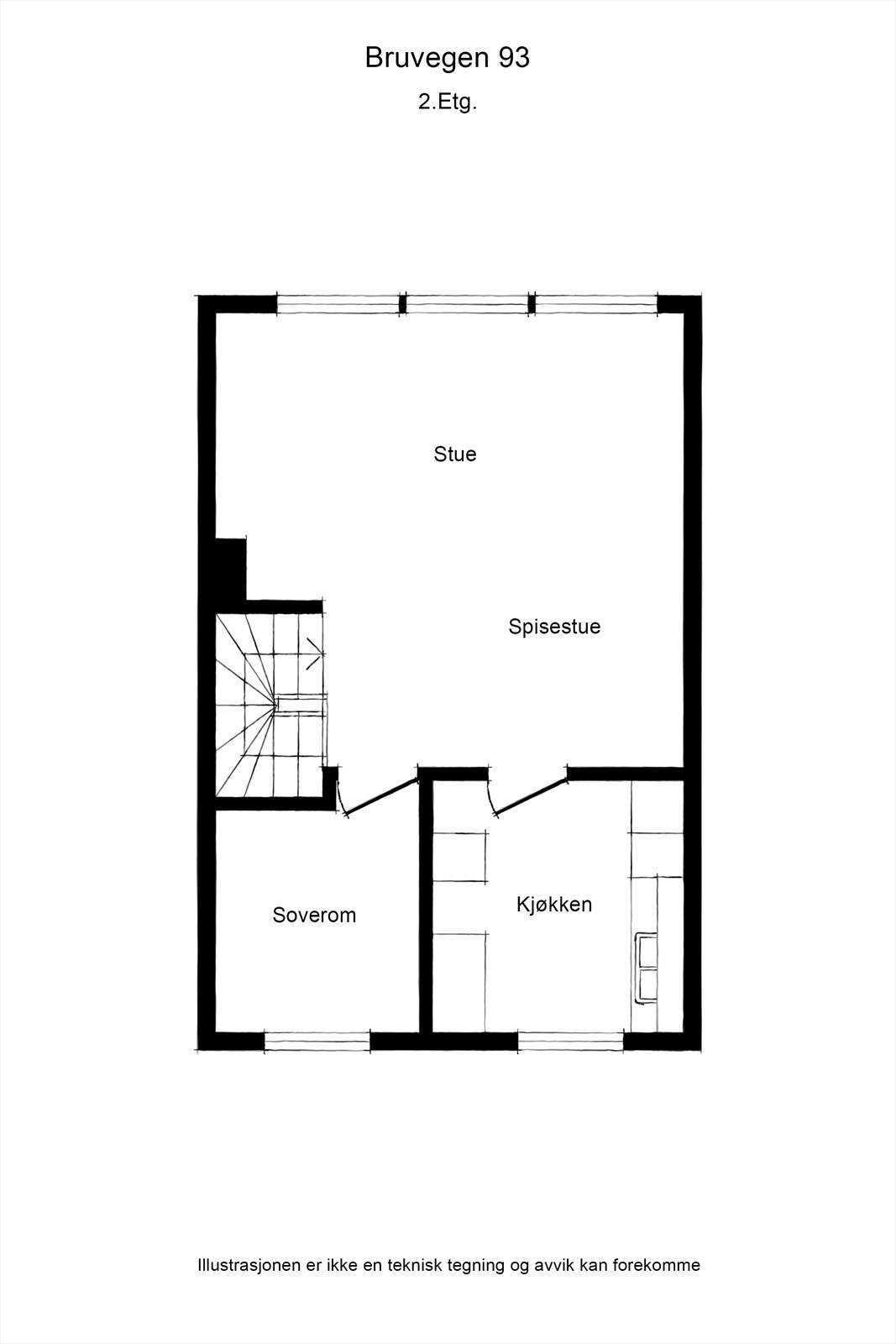Plantegning 2. Etg. Galleribilde