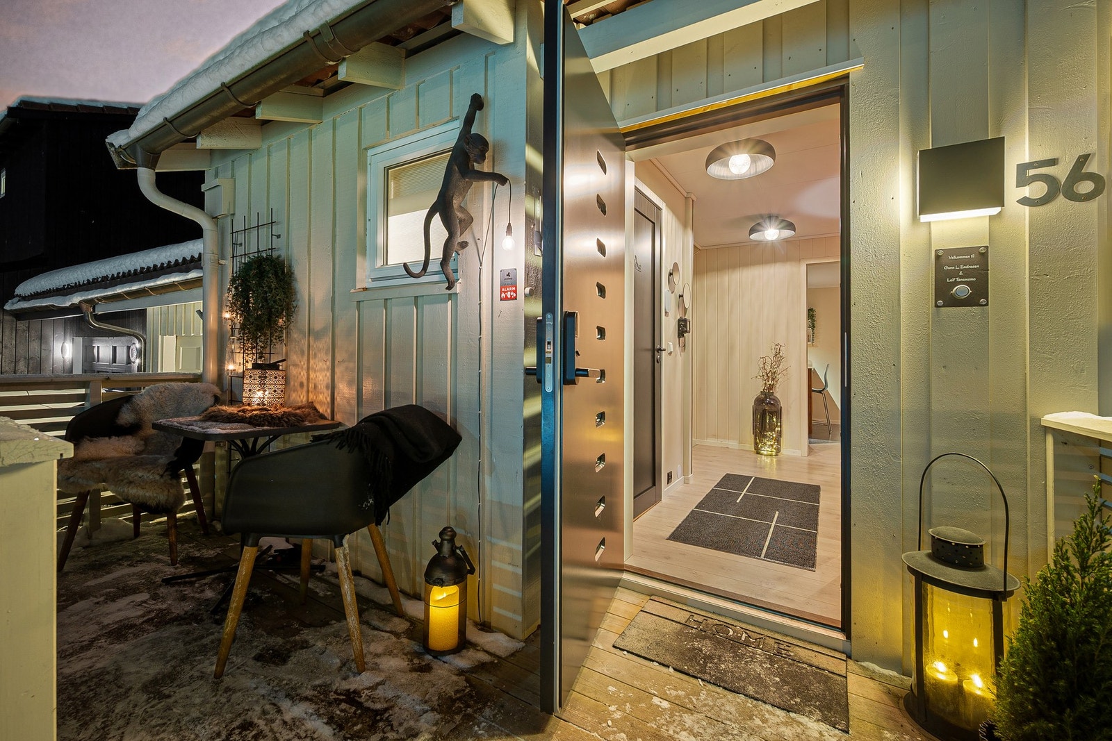 Hyggelig inngangsparti. Galleribilde