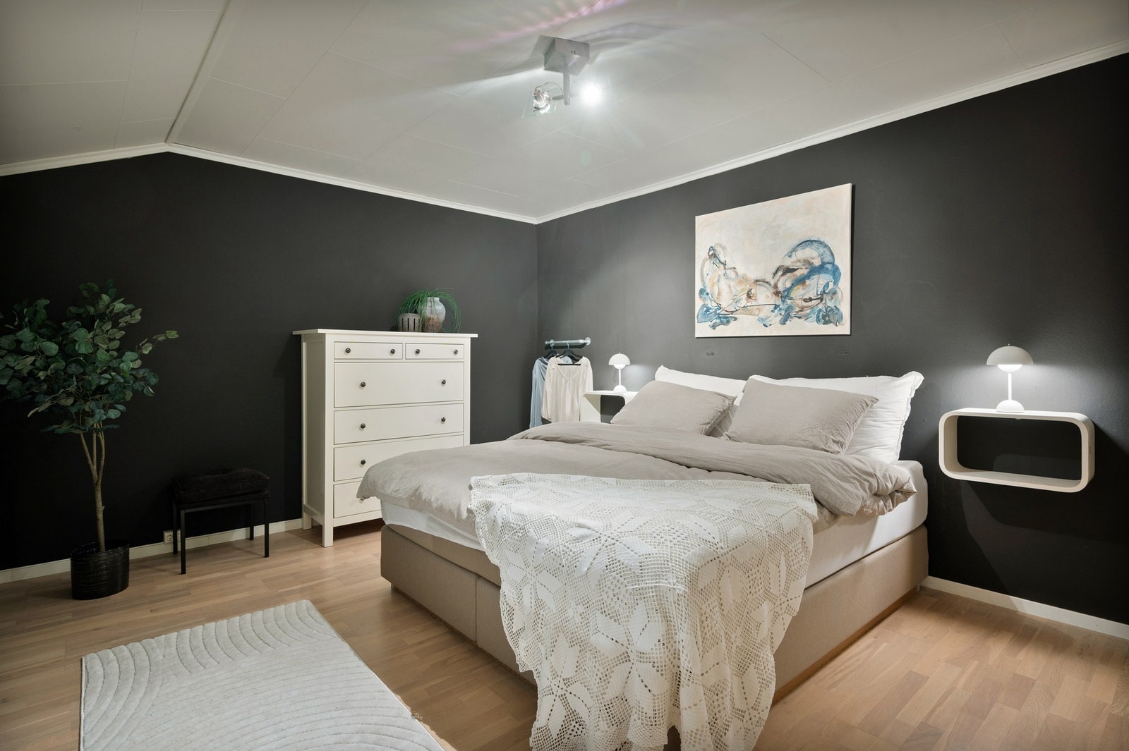 Hovedsoverommet er på 17,8 kvm. Galleribilde