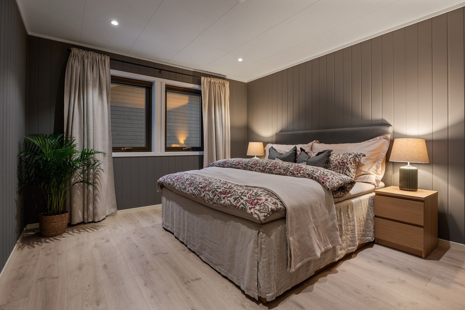 Soverommene er samlet i samme fløy, en meget god løsning Galleribilde