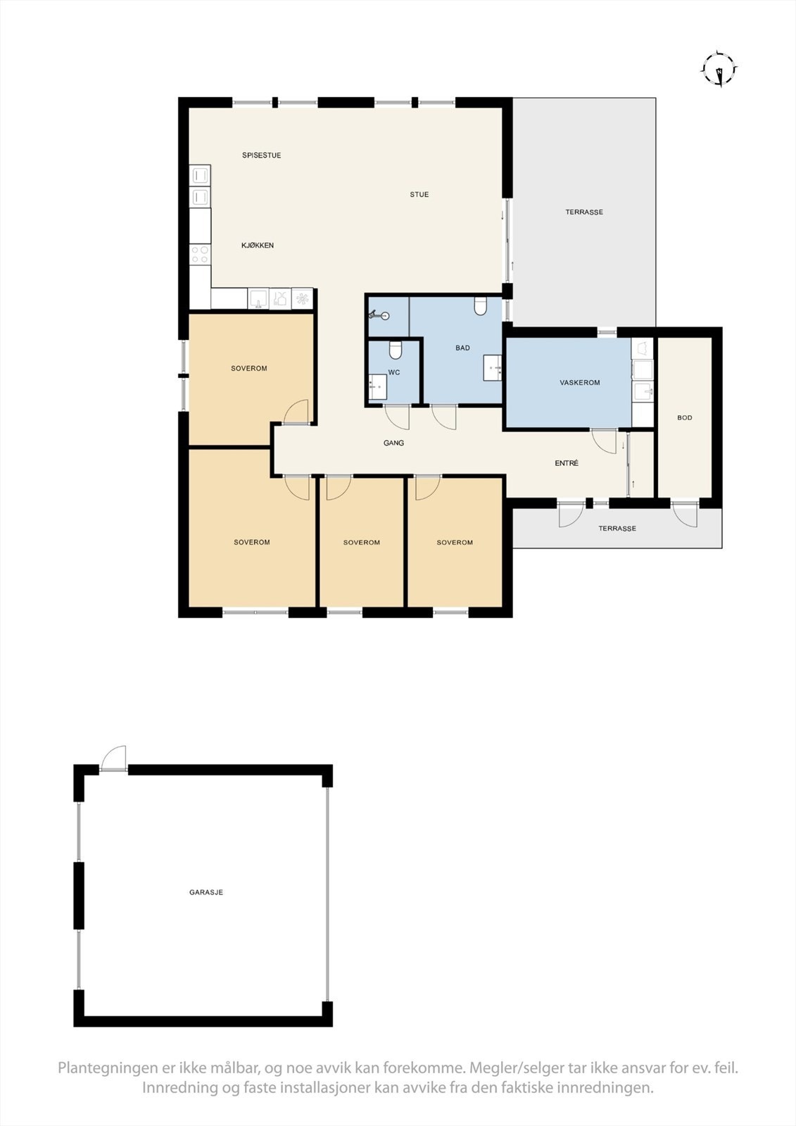 Plantegning Galleribilde