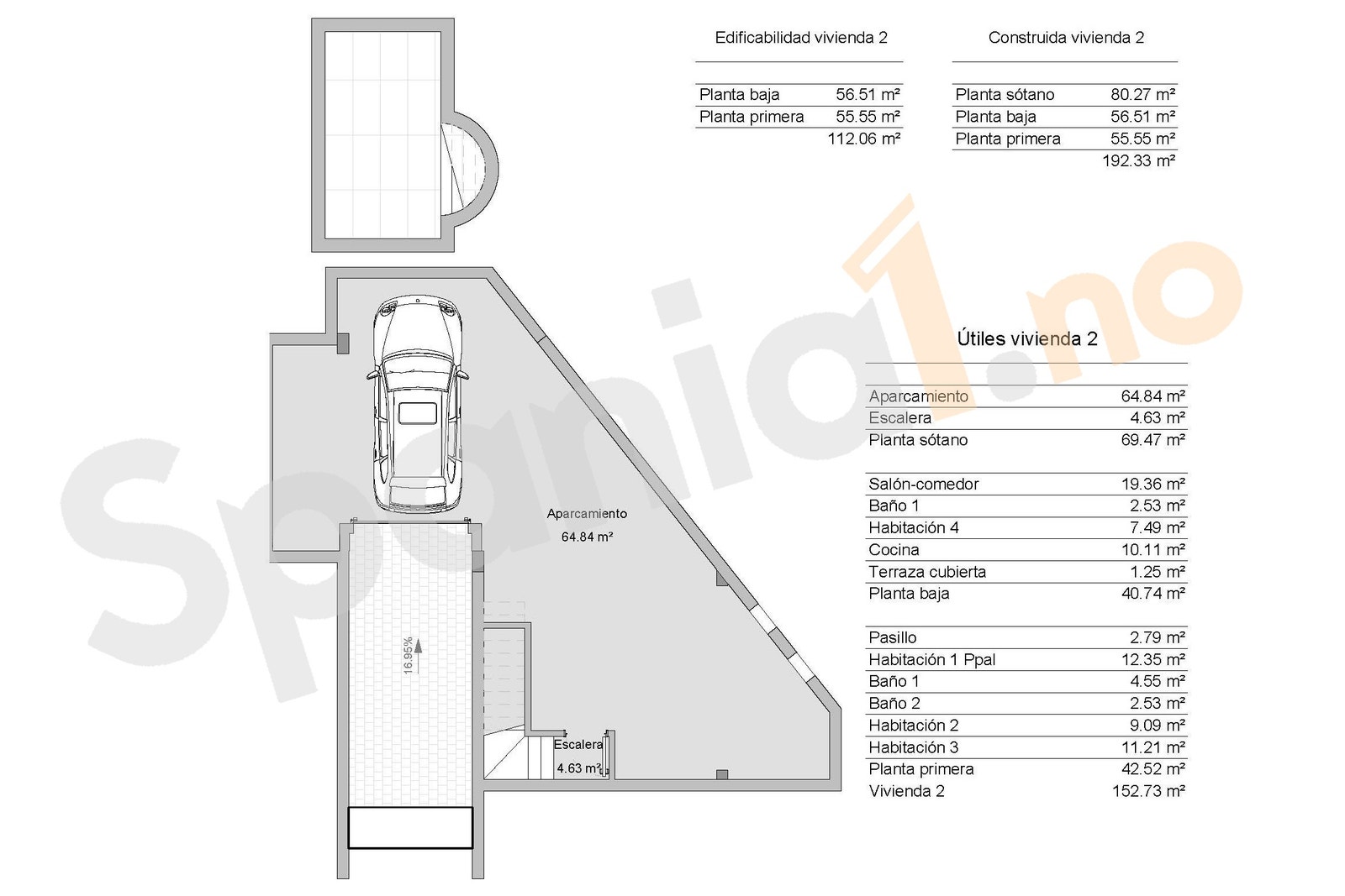 Plantegning underetasje Galleribilde