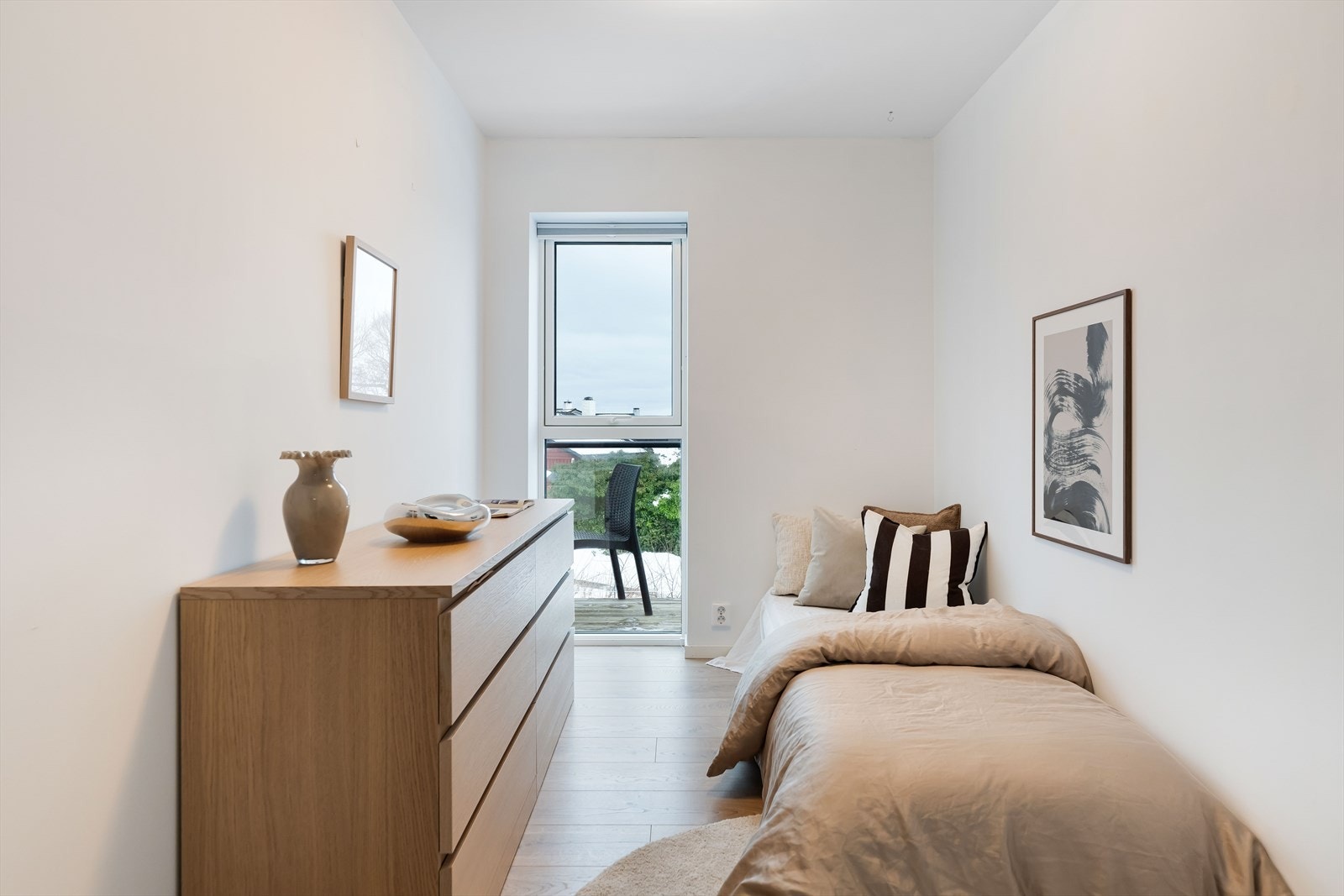 De to andre soverommene har et areal på henholdsvis 7,7 m² og 7, 1 m². Galleribilde