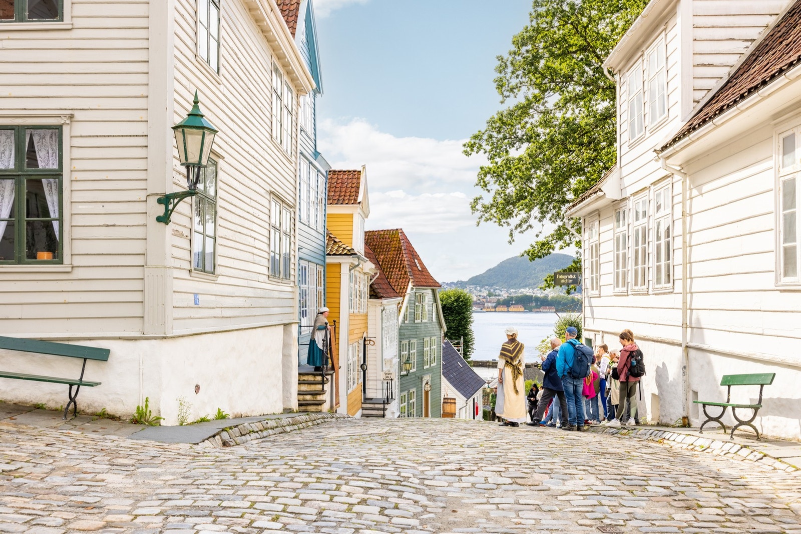 Gamle Bergen ligger innen kort gangavstand. Galleribilde