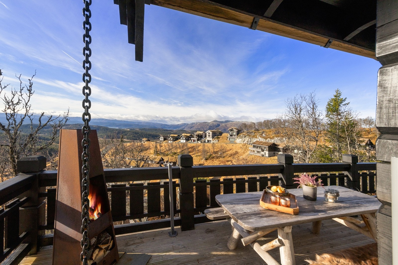 Fantastisk utsikt fra verandaen! Galleribilde