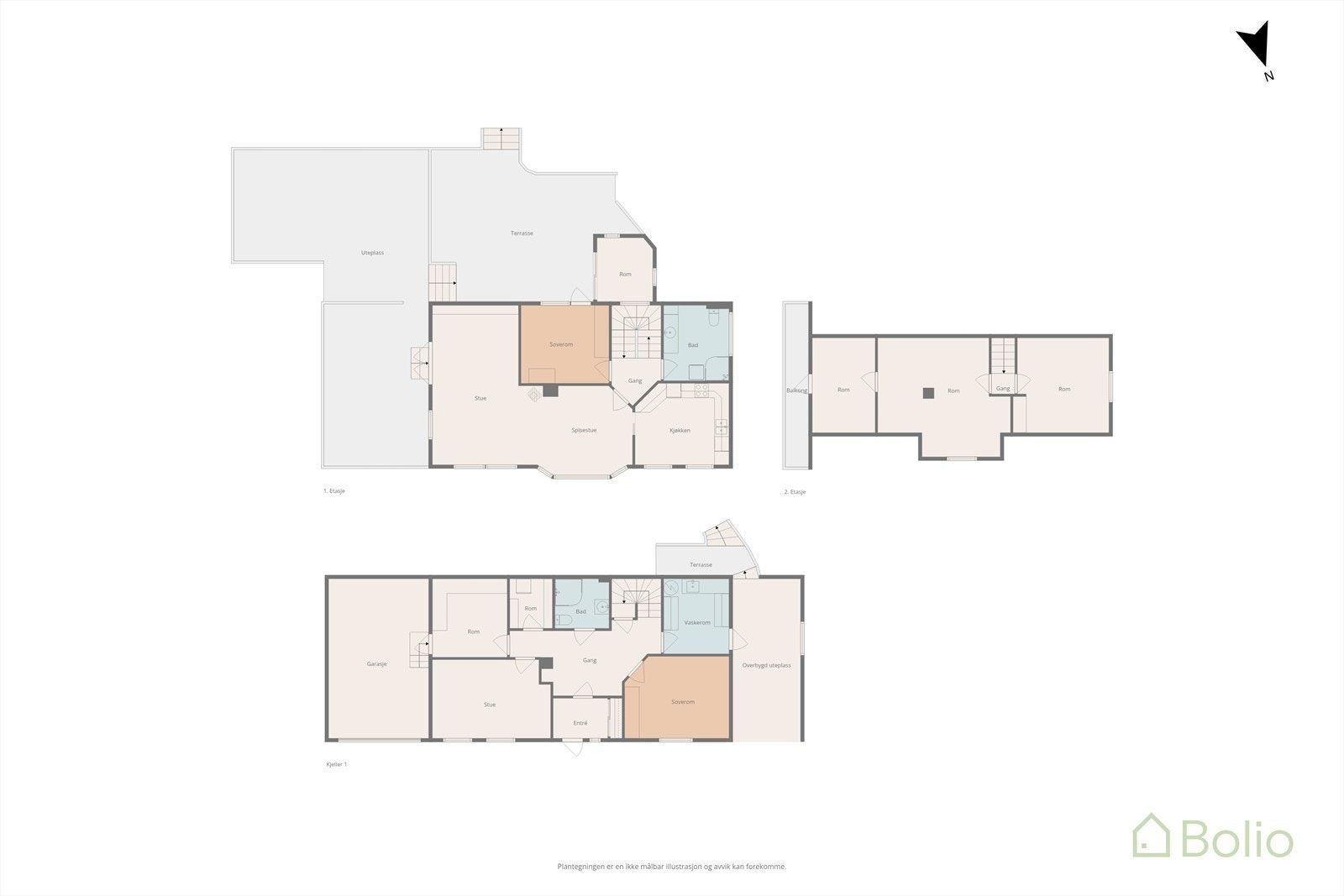 Plantegning Galleribilde