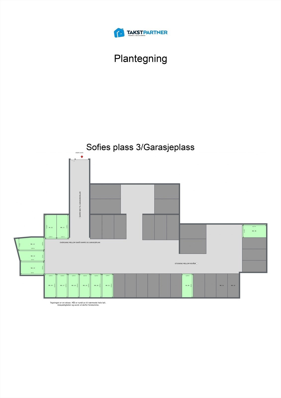 Plantegning Galleribilde