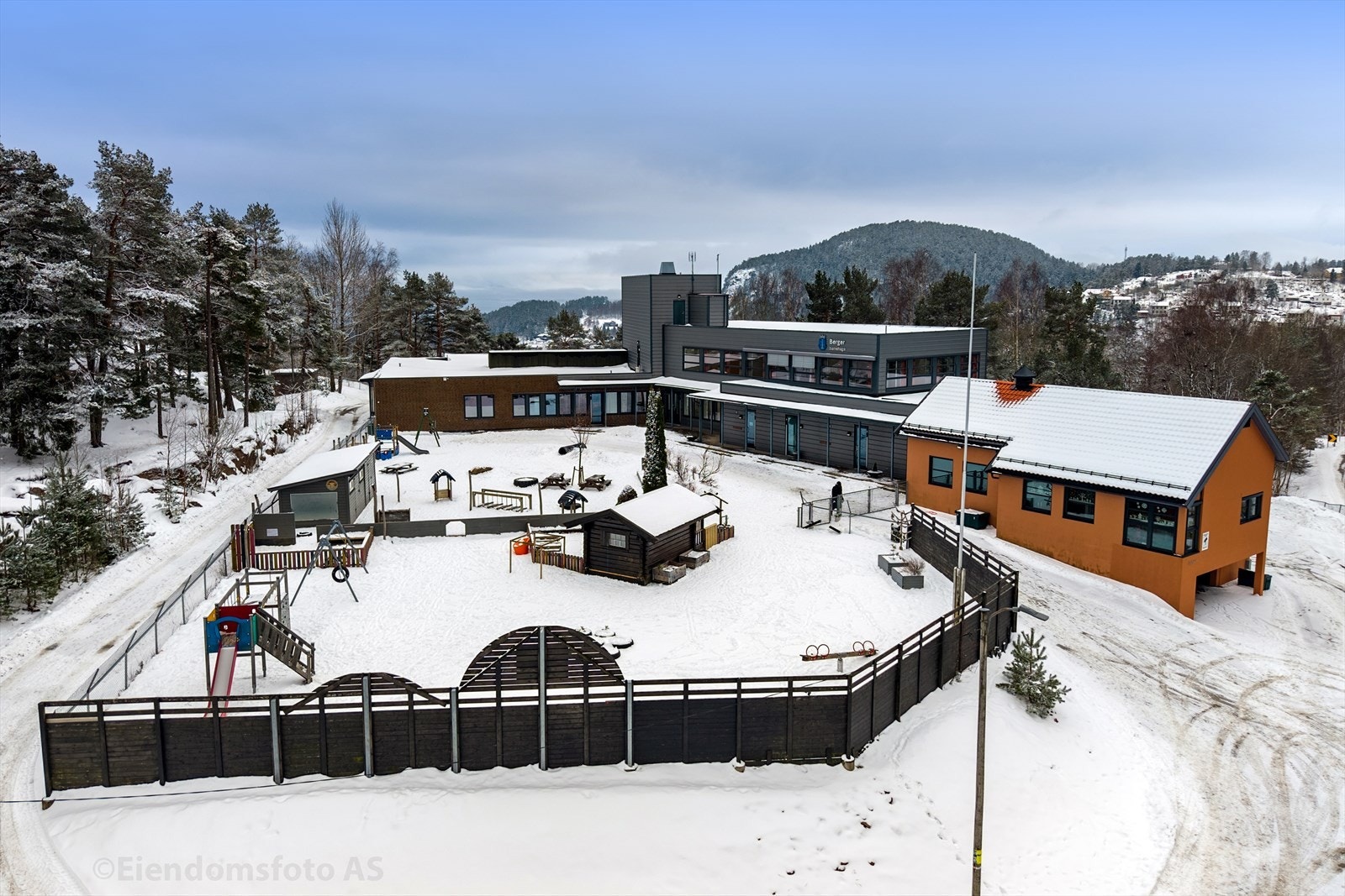 Få minutter fra boligen ligger Berger barnehage Galleribilde