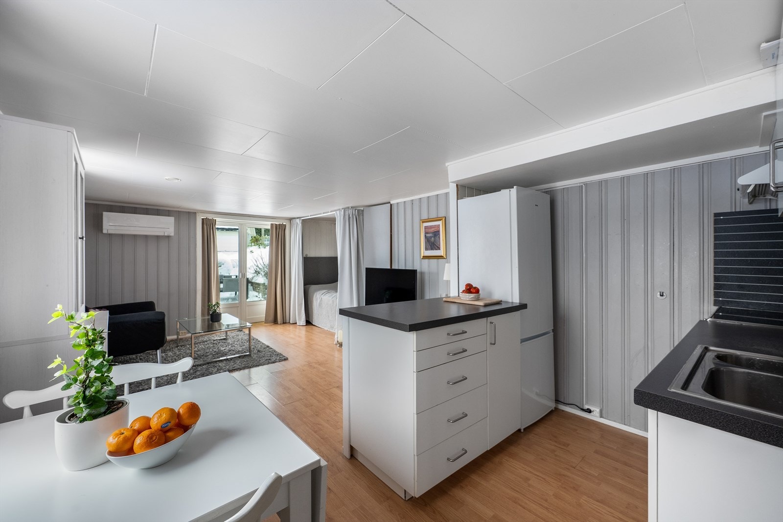 Her er det også montert varmepumpe. Galleribilde