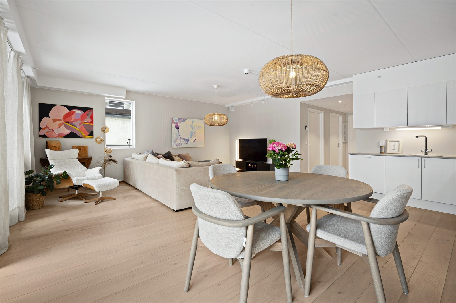 Flexit balansert ventilasjonsanlegg med varmegjenvinning i leiligheten. Galleribilde