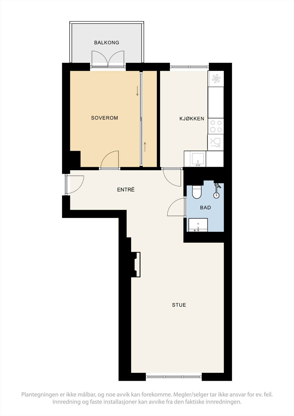 Dagens planløsning. Galleribilde