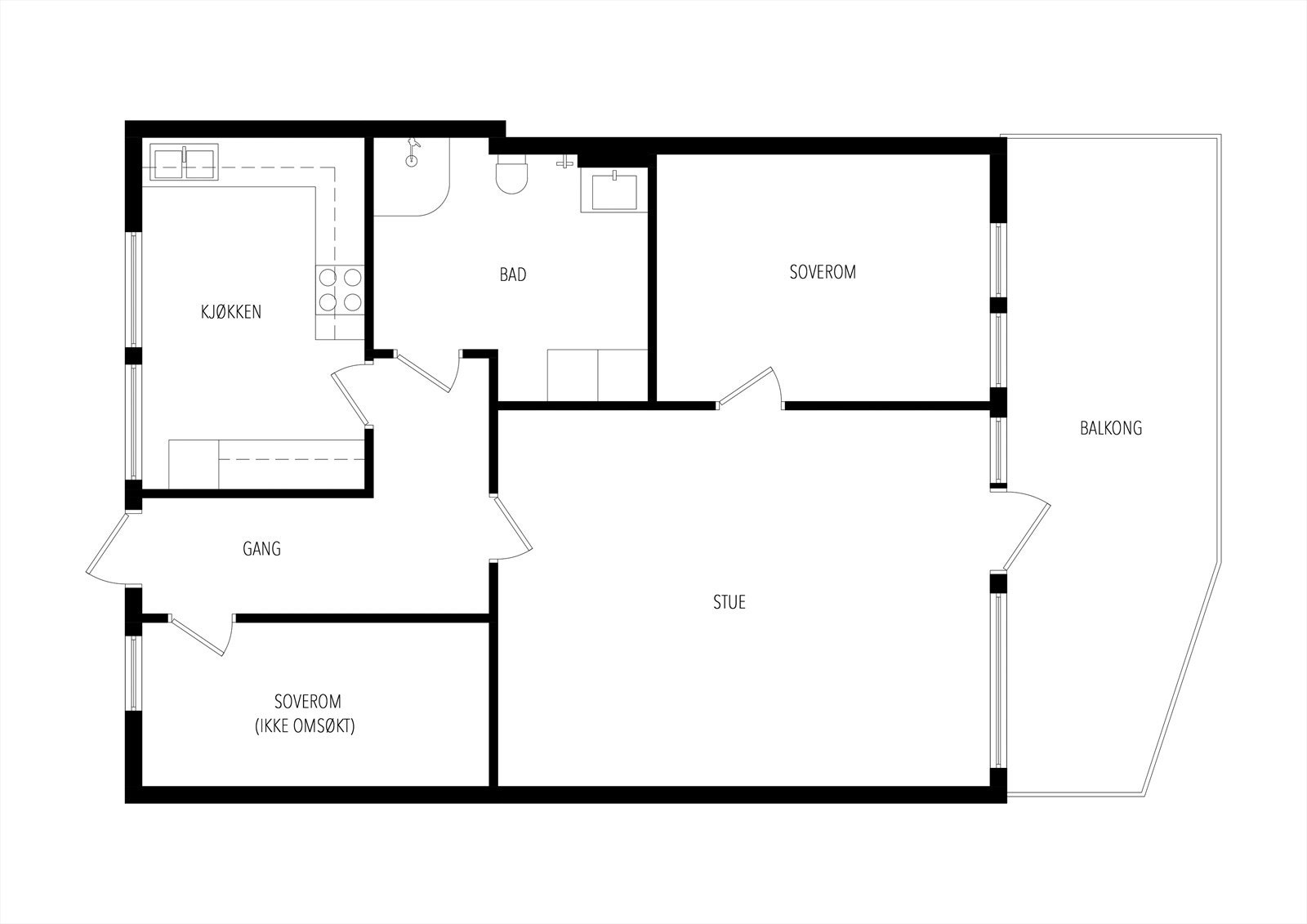 Plantegning Galleribilde