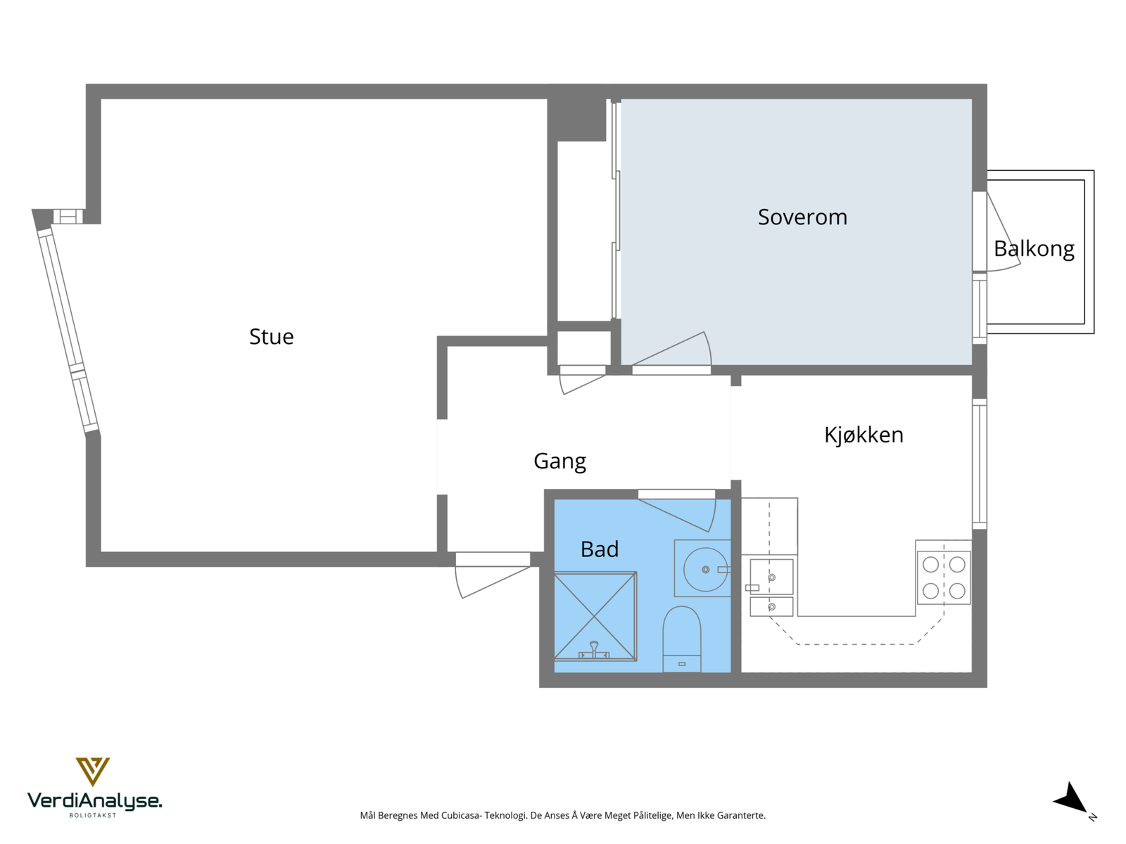 Plantegning Galleribilde