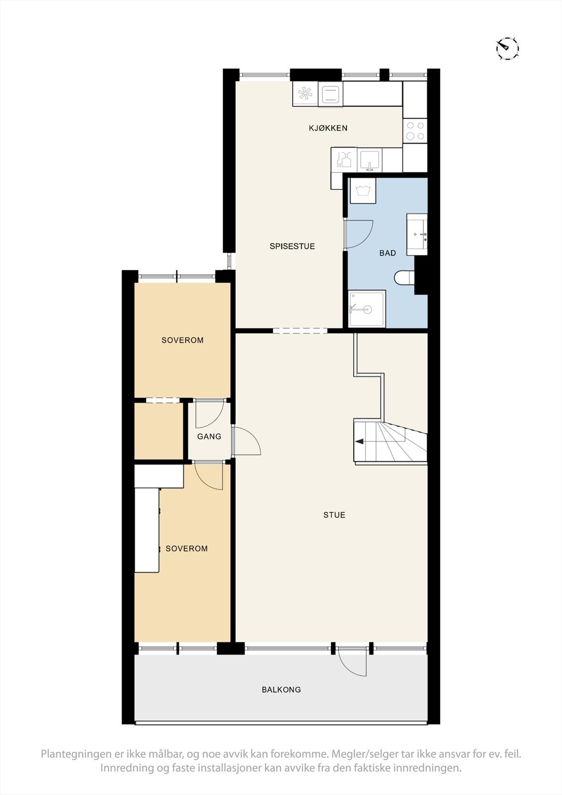 Plantegning 2. etasje. Galleribilde