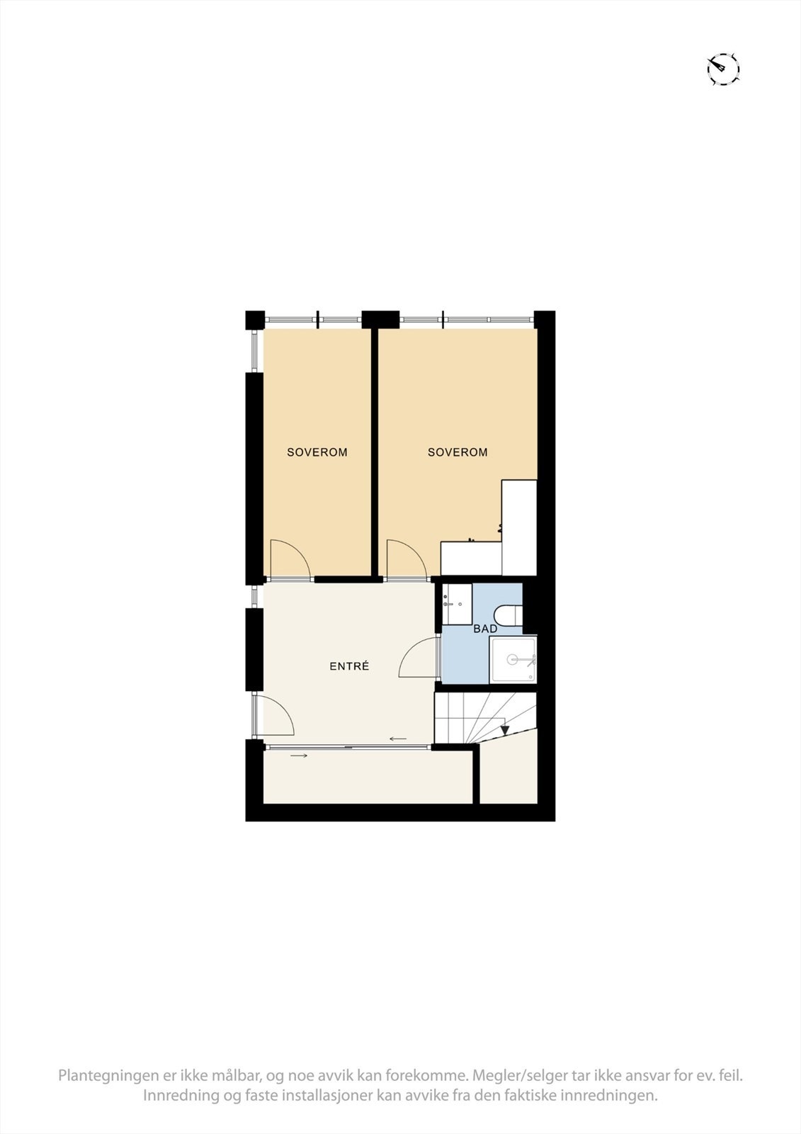 Plantegning 1. etasje. Galleribilde