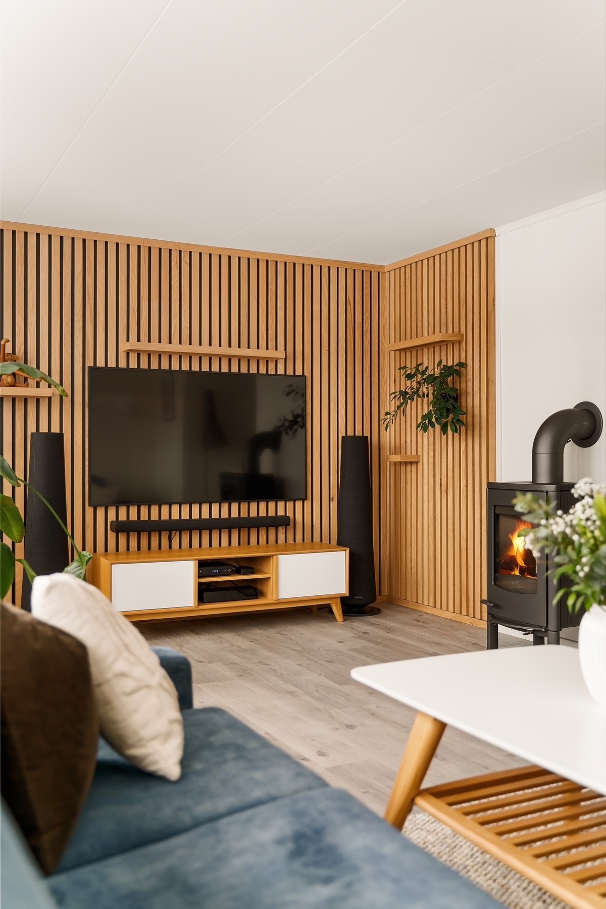 Spilene gir rommet et moderne uttrykk. Galleribilde