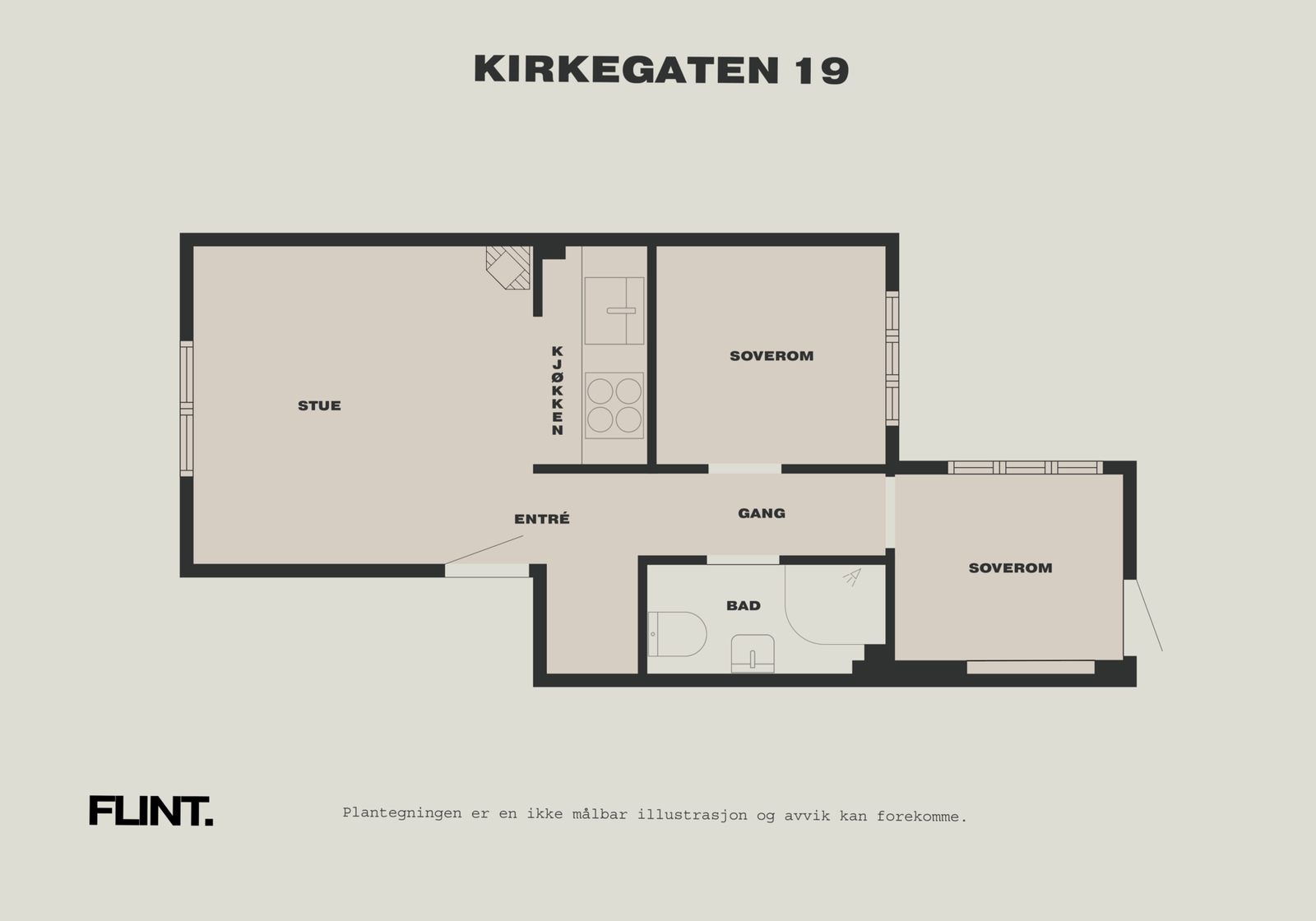 Plantegning. Galleribilde