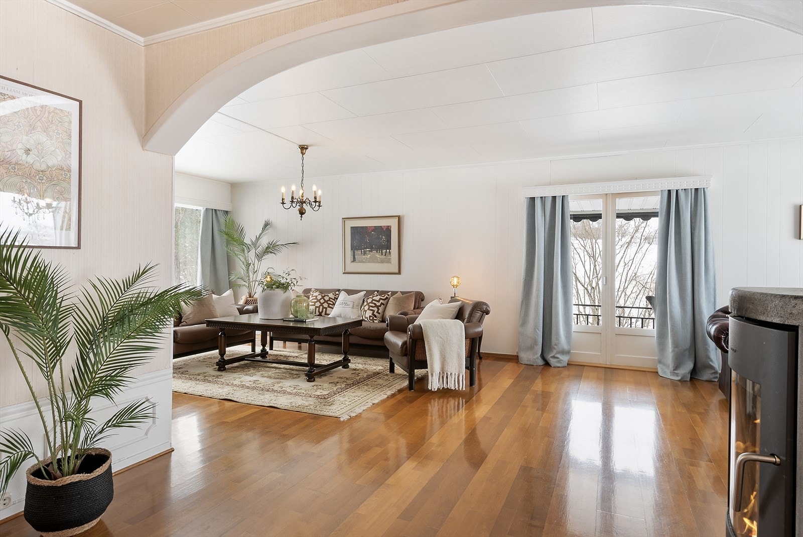 Utgang til veranda. Galleribilde