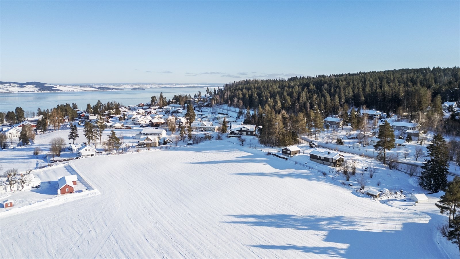 Gangavstand til Kapp skole og barnehage. Galleribilde