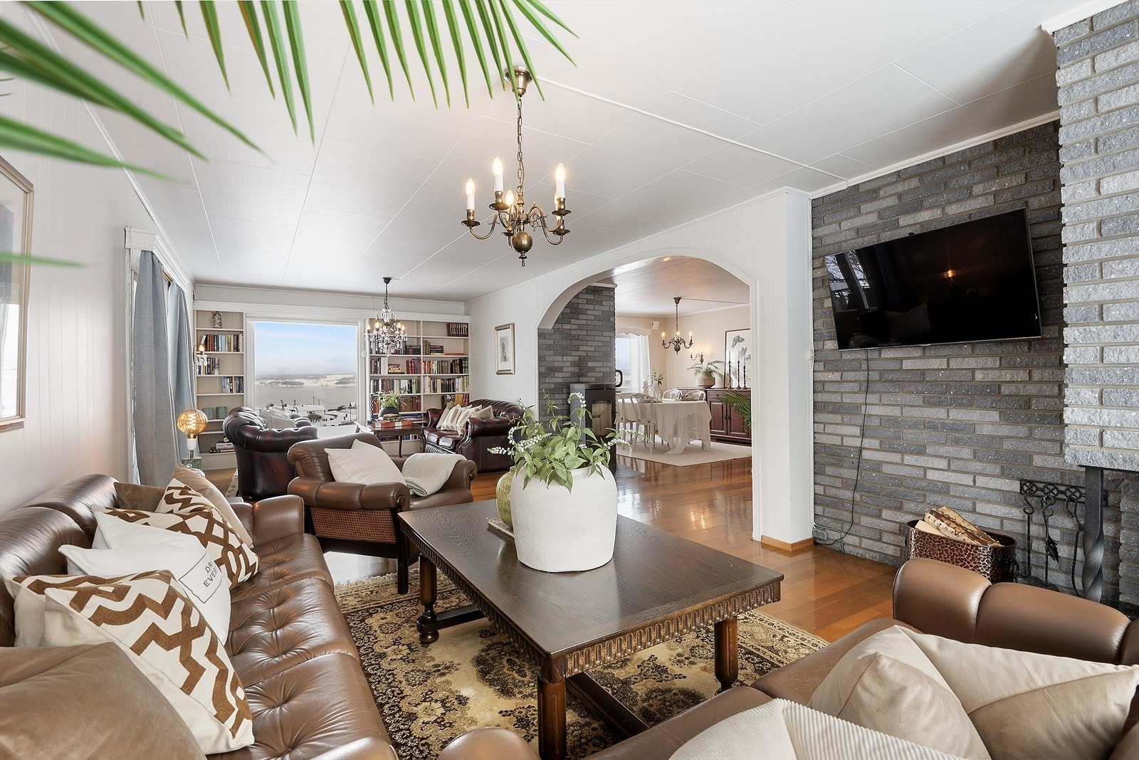 Fantastisk utsikt fra stuen. Galleribilde