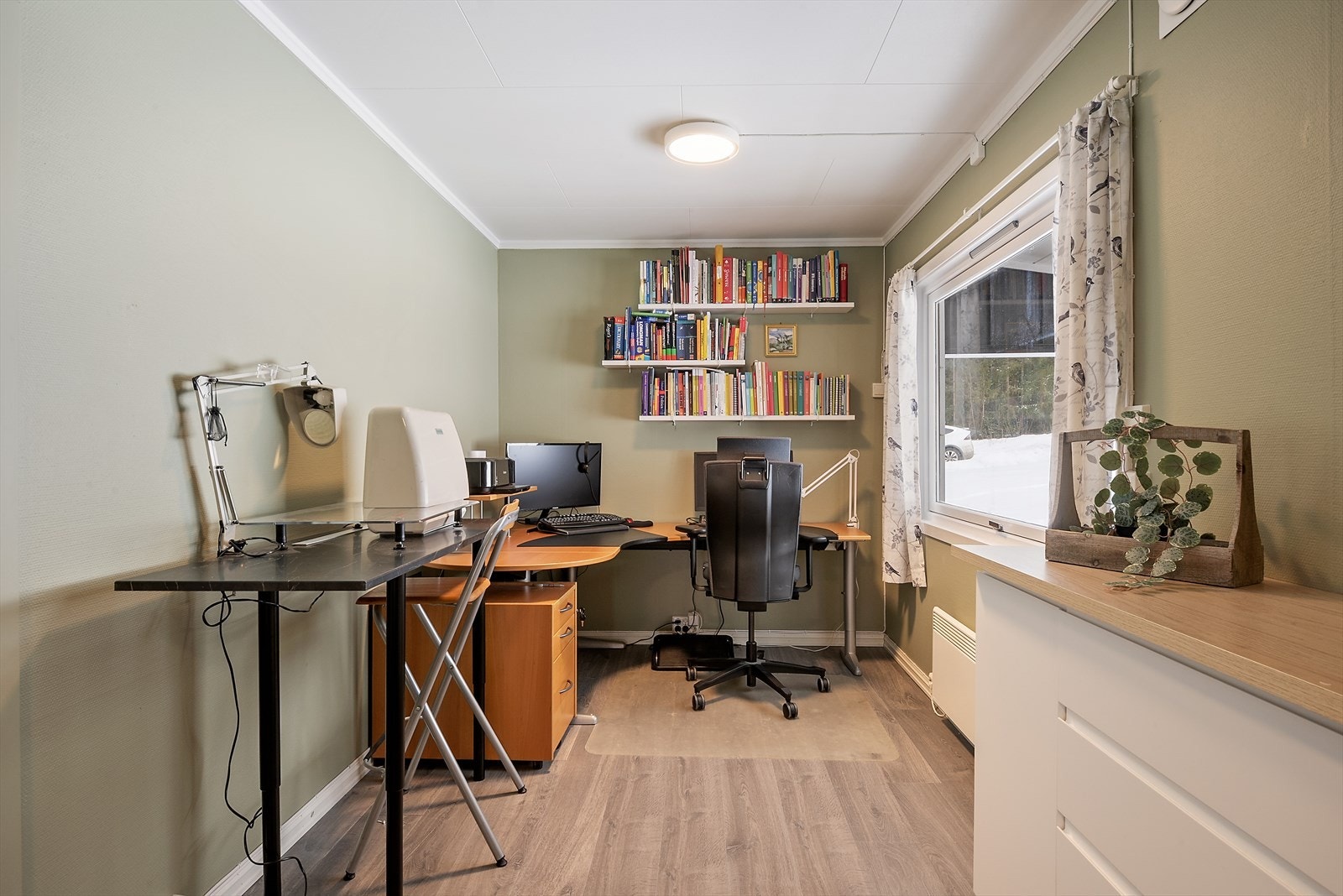 Hyggelig kontorkrok. Galleribilde