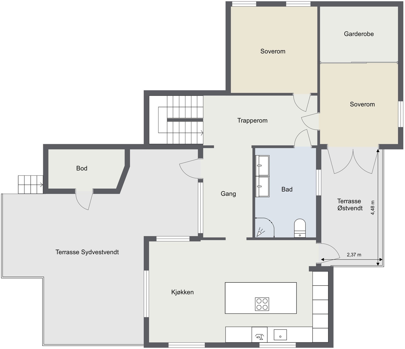 Plantegning - 2.Etasje Galleribilde