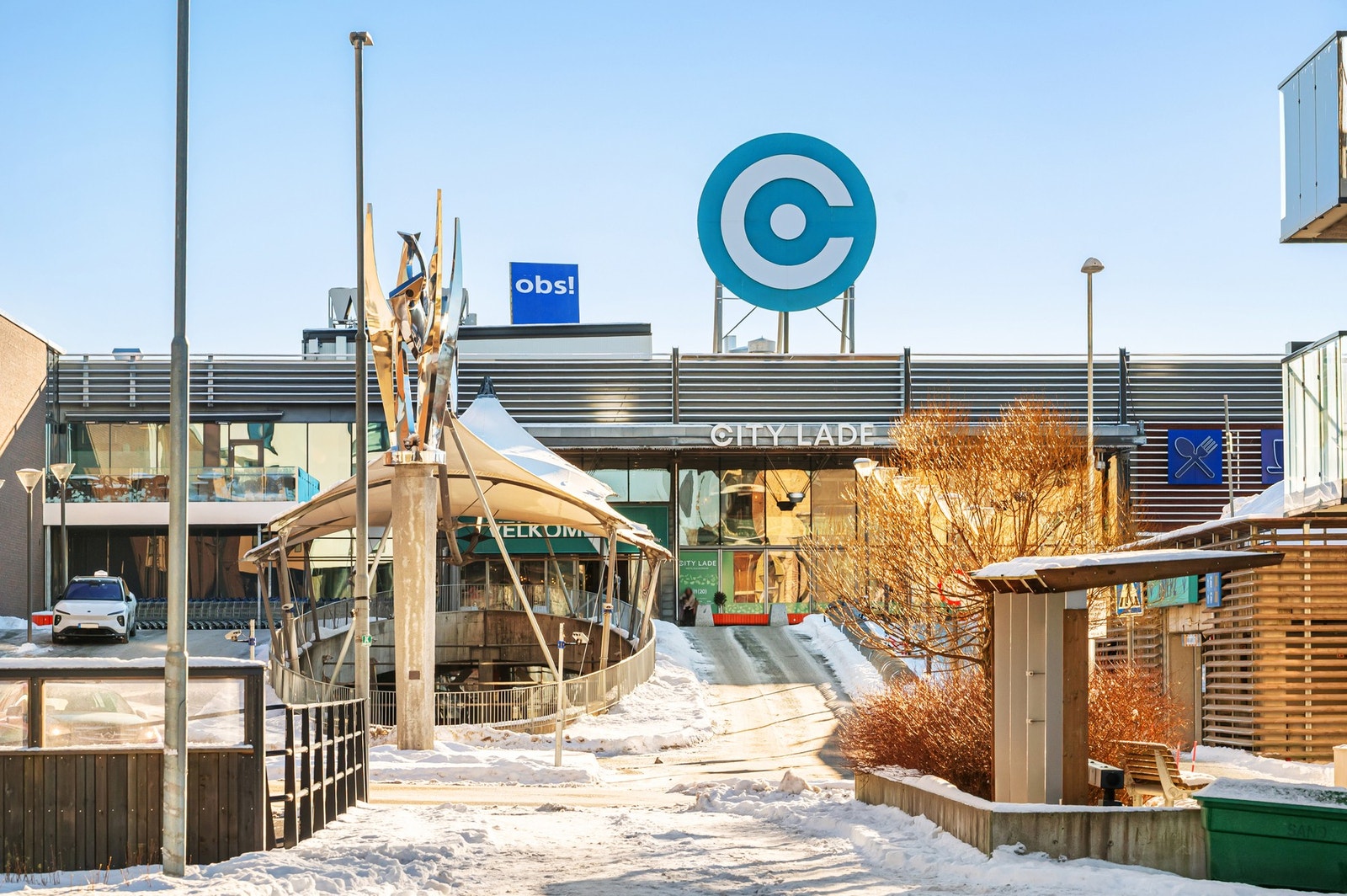 Leiligheten ligger rett ved City Lade, et av Trondheims aller største og mest spennende kjøpesenter Galleribilde