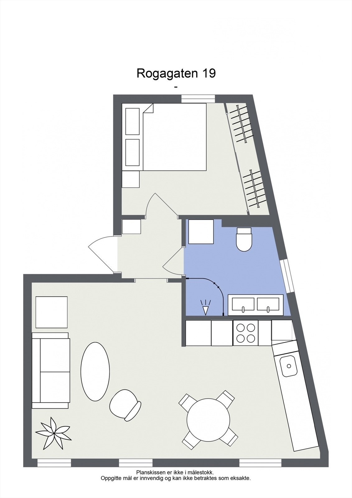 Planløsningen er optimal med store, gode rom. Galleribilde