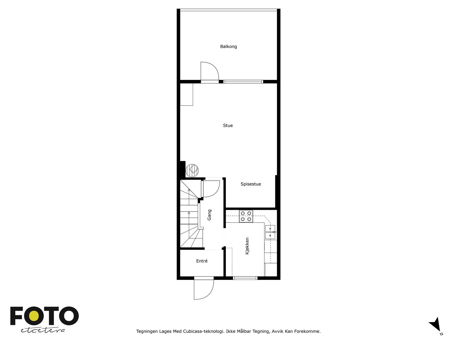 Plantegning 1. etasje Galleribilde